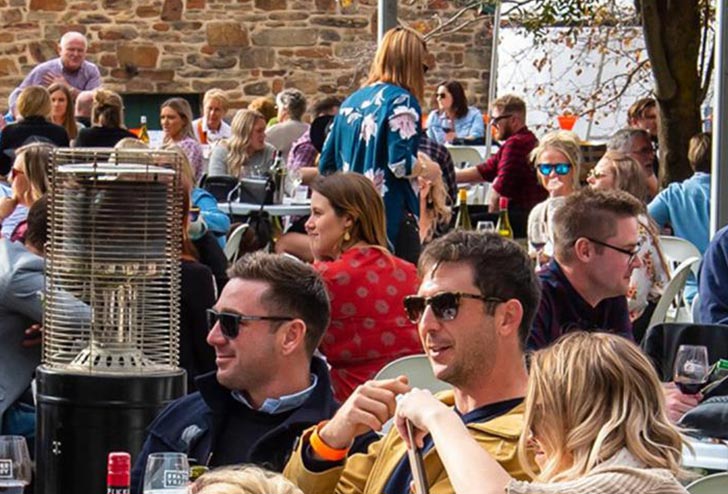 outdoor wine event in clare valley