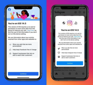 ios 14.5 updates for facebook and instagram on iphone