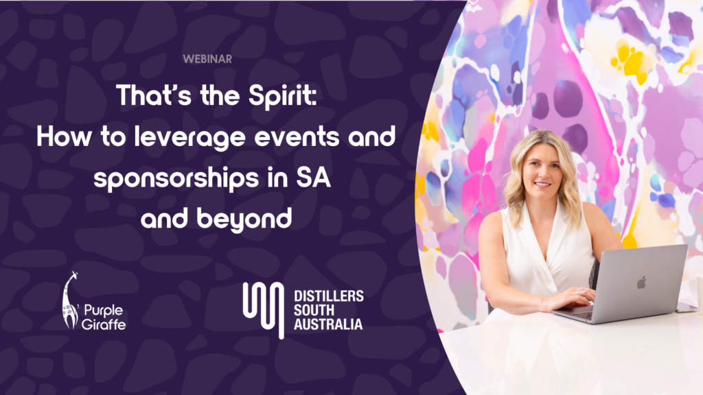 Distillers South Australia Webinar Presented by Marketing Consultant Sarah Rasheed