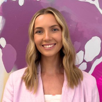 Chelsea Marlais Purple Giraffe Adelaide