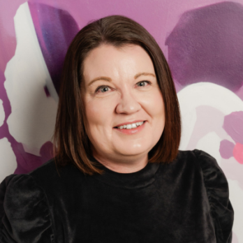 Purple Giraffe's Marketing Consultant, Holly.