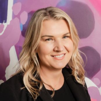 Purple Giraffe's General Manager, Kelly.